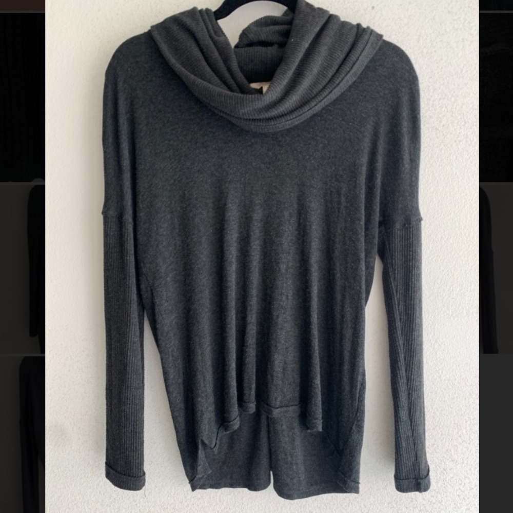 Anthropologie charcoal sweater